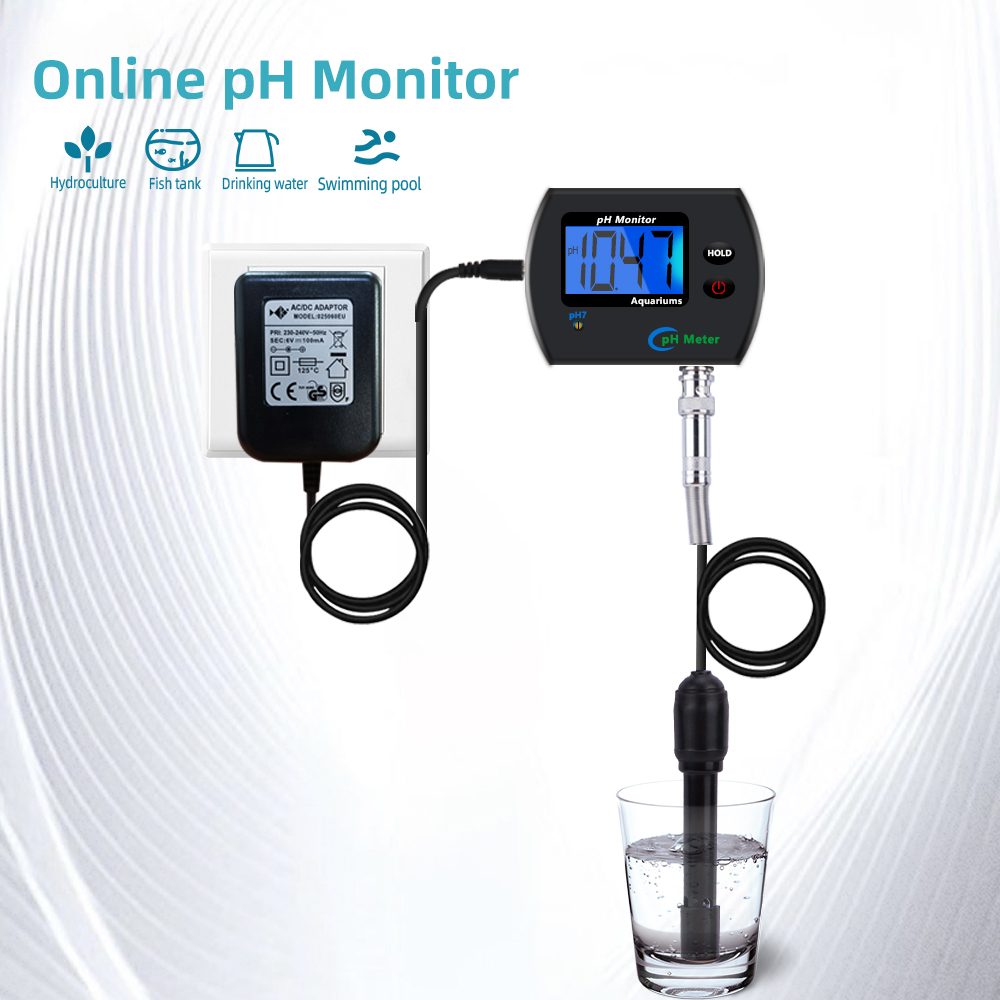 Marine Aquarium Water Analyzer - Digital Ph Meter Aquarium Drinking Water