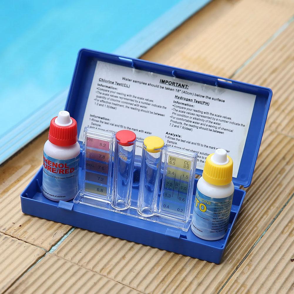Marine Aquarium Water Testing - PH Chlorine Water Test Kit Tester