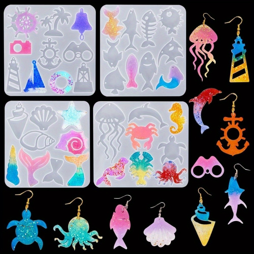 Aquarium Marine Fish - The Ocean-themed Earring And Pendant Mold
