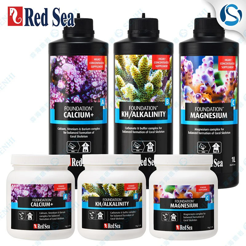Marine Aquarium Water Test Kit - Red Sea Foundation ABC Supplement Calcium