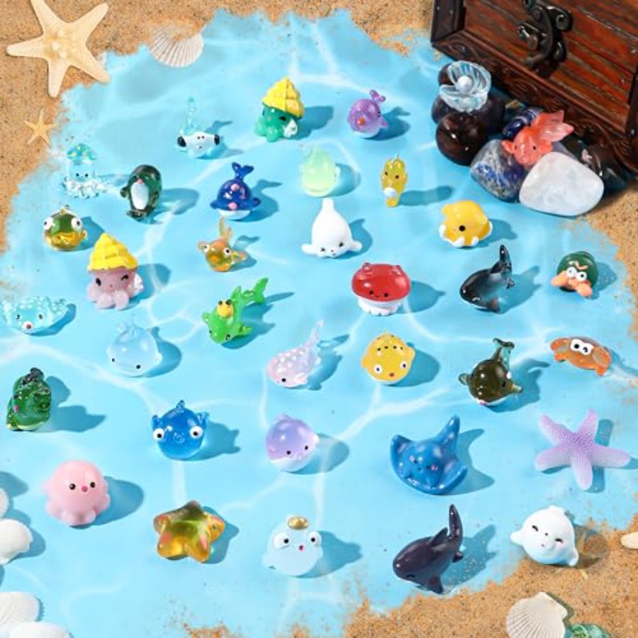 Marine Aquarium Japan - Resin Animals Tiny Sea Animals Figurines