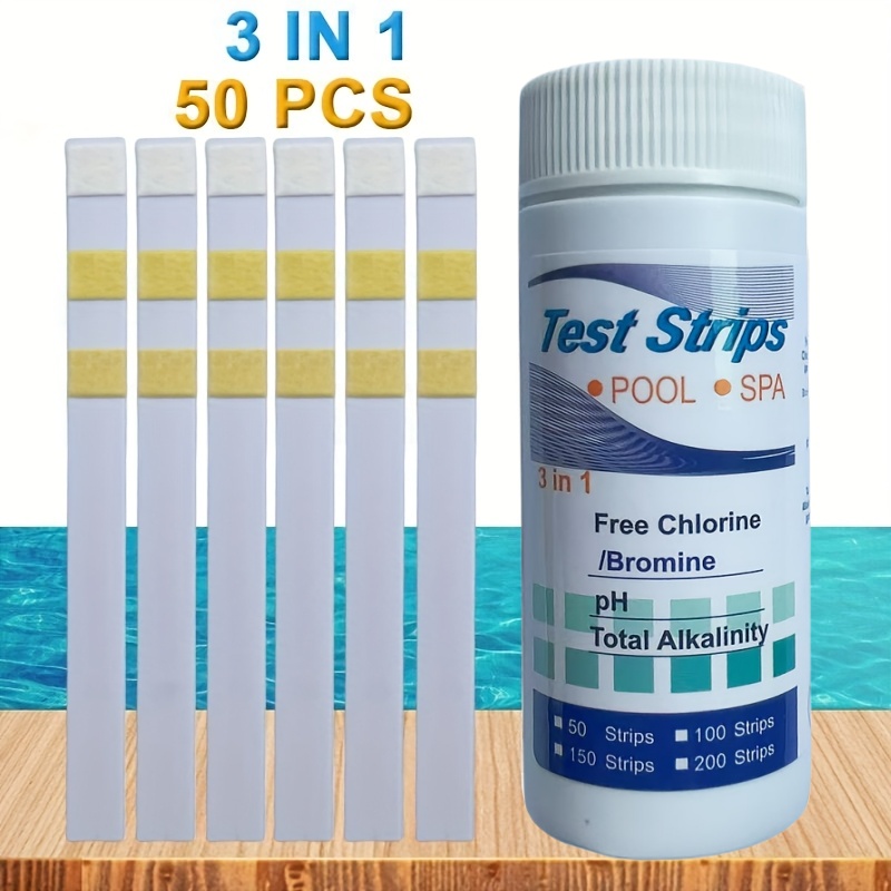 Marine Aquarium Water Analyzer - Chlorine PH Test Strips SPA Swimming