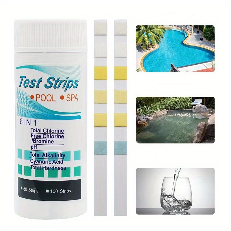 Marine Aquarium Water Testing - 6-in-1 Pool & Spa Water Test