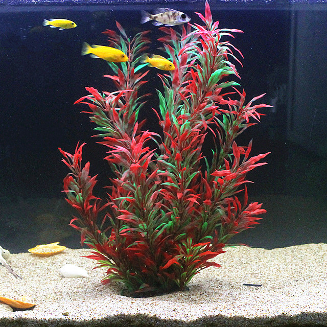 Aquarium Marine Fish - 50CM Artificial Fish Tank Rare Plants
