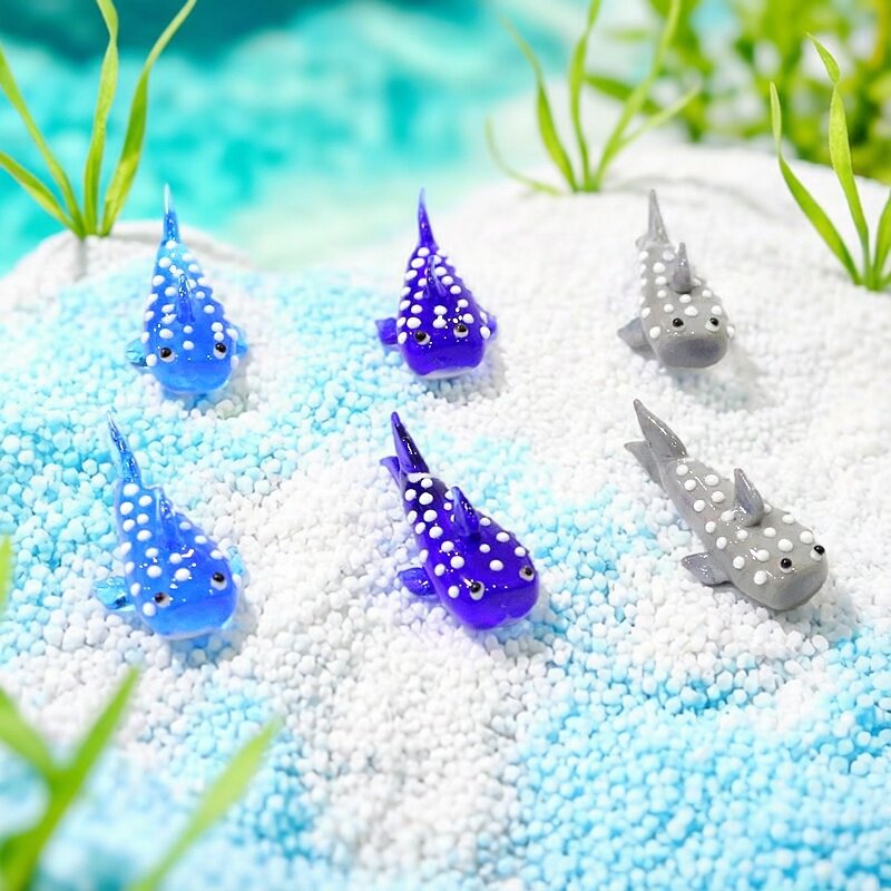 Marine Aquarium Japan - Miniature Glass Shark Figurine Cute Marine