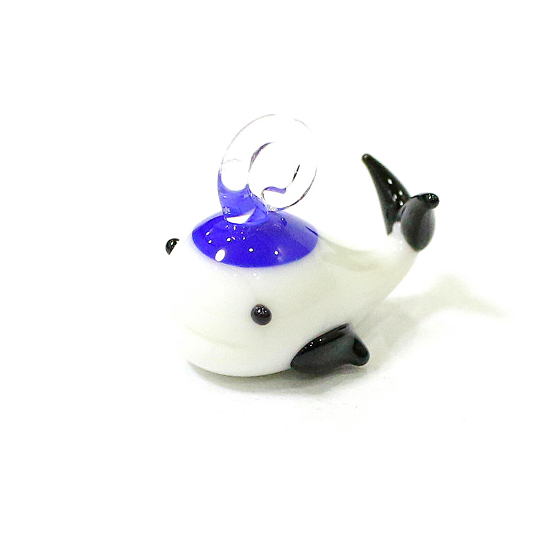 Mini Glass Whale Pendant Cute  - огляд і ціна Marine Aquarium Japan