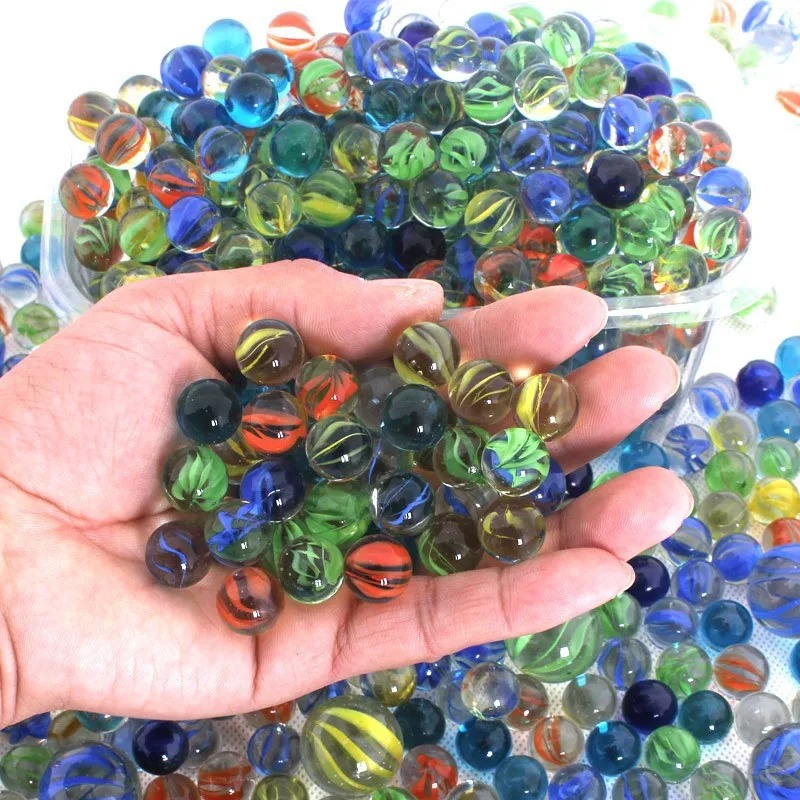 50Pcs 14mm Colorful Glass Marb - огляд і ціна Aquarium Marine Fish