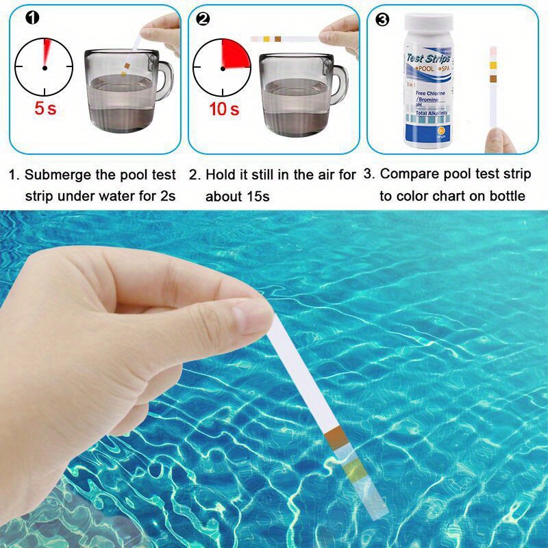 3 In 1 Test Paper Chlorine Imm - огляд і ціна Marine Aquarium Water Testing