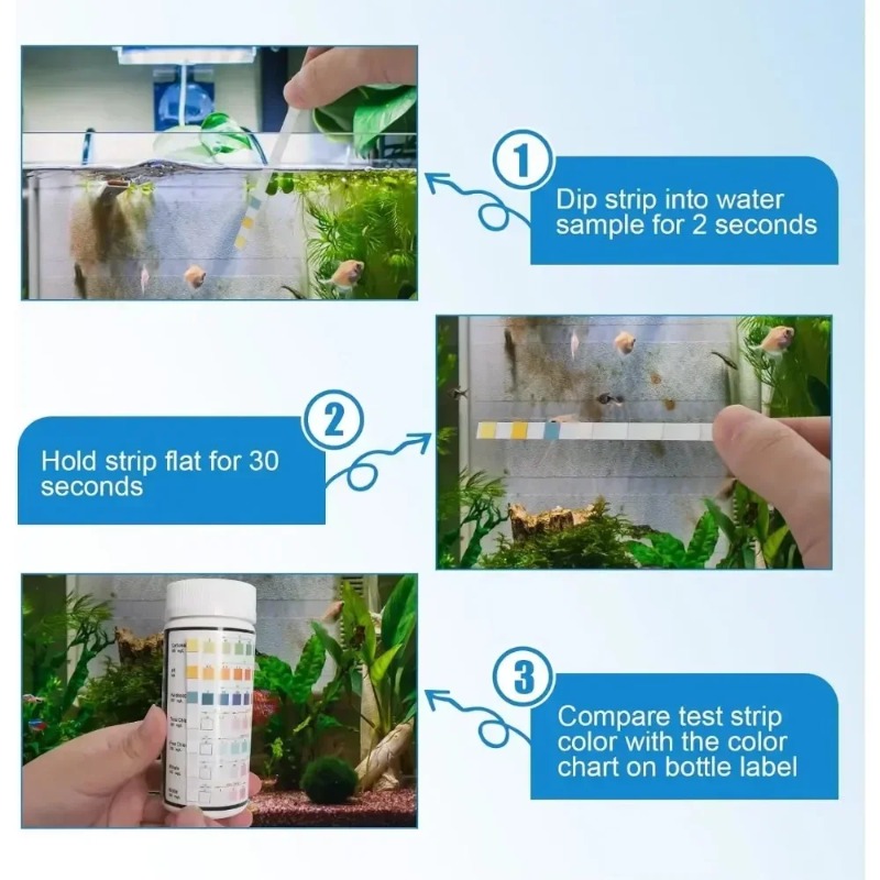 Hot Sale Aquarium Test Strip P - огляд і ціна Marine Aquarium Water Test Kit