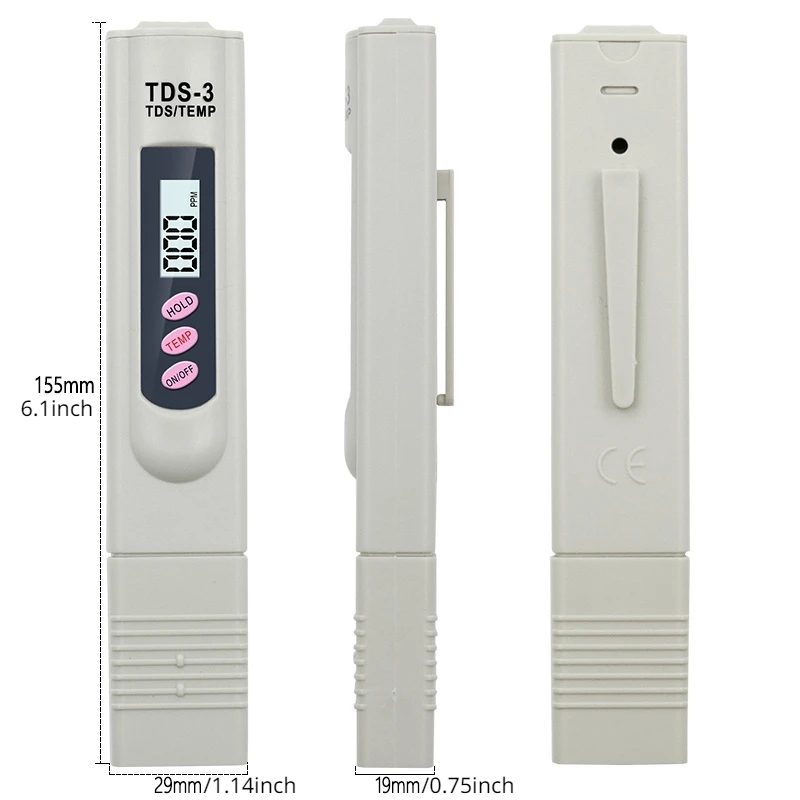 1/3 Pcs Portable LCD Digital T - огляд і ціна Marine Aquarium Water Analyzer