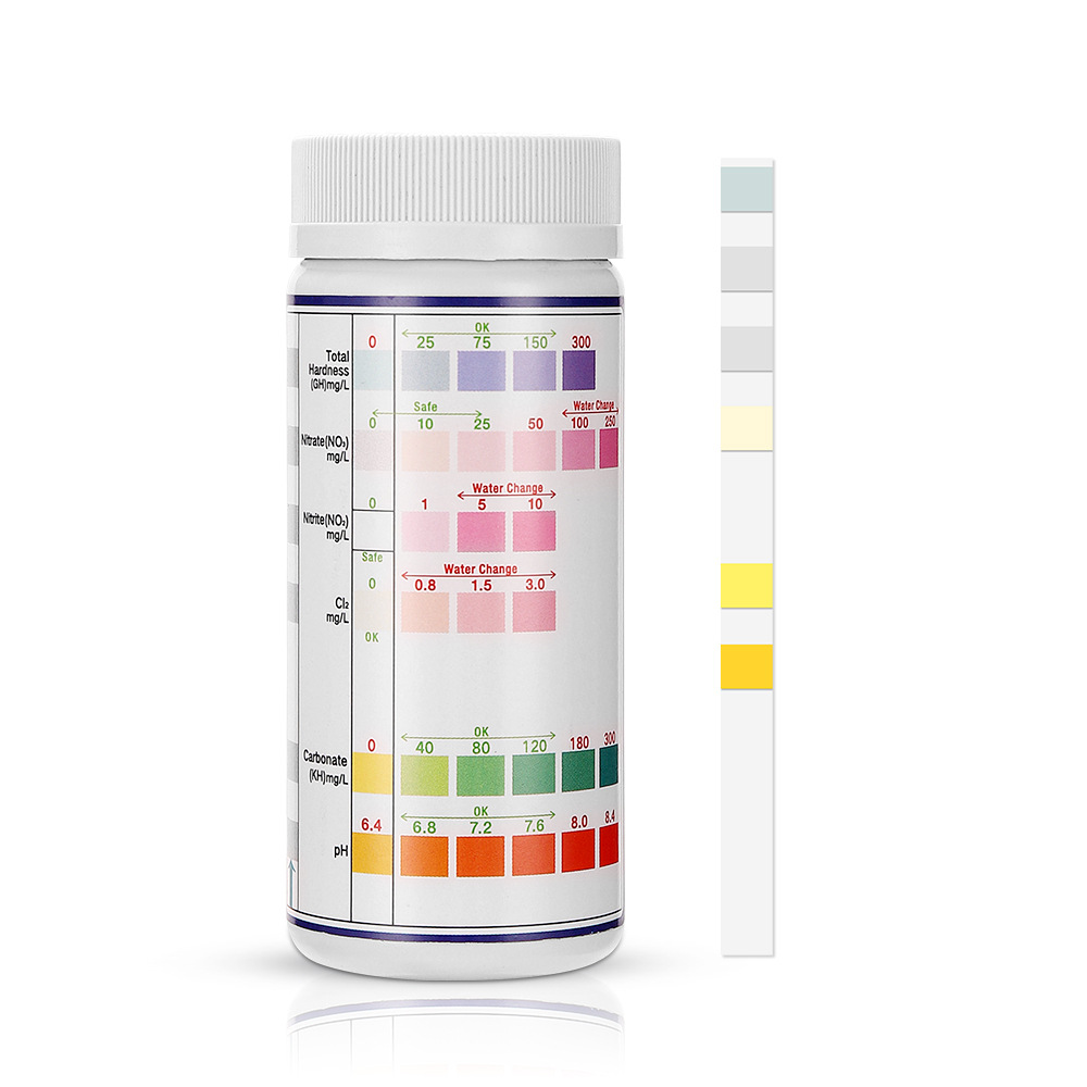 6-In-1 Water Quality Test Stri - огляд і ціна Marine Aquarium Water Test Kit