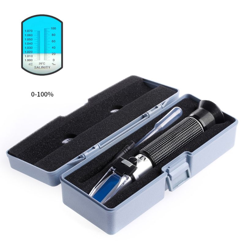 Salinity Refractometer Meter W - огляд і ціна Marine Aquarium Water Testing
