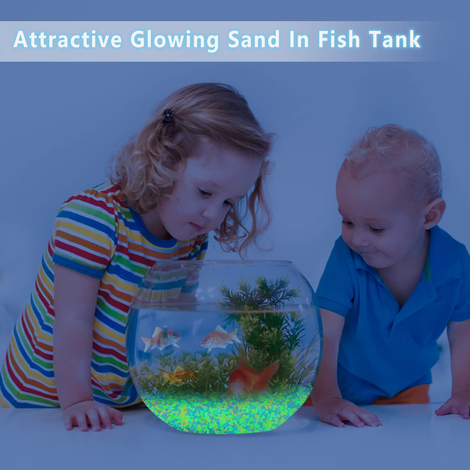 1000Pcs Luminous Sand Glow In  - огляд і ціна Aquarium Marine Fish