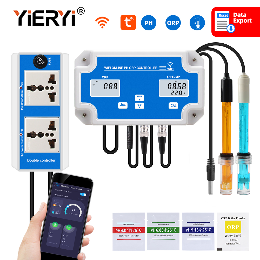 Smart WIFI Online Meter PH ORP - огляд і ціна Marine Aquarium Water Test Kit
