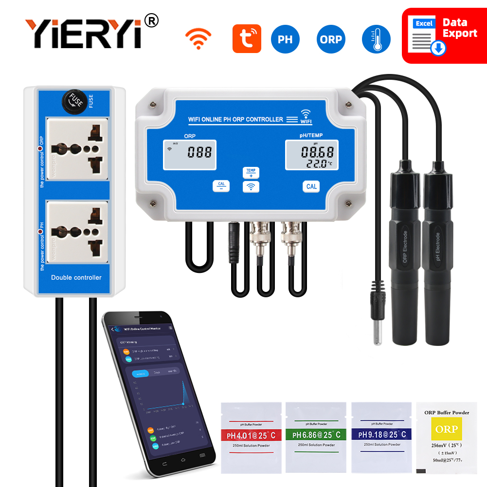 Smart WIFI Online Meter PH ORP - огляд і ціна Marine Aquarium Water Test Kit