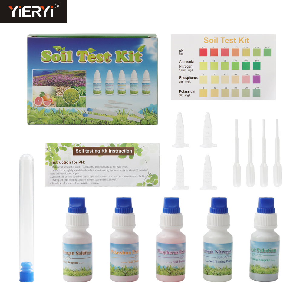 Yieryi 4-in-1 Soil Test Kit fo - огляд і ціна Marine Aquarium Water Test Kit