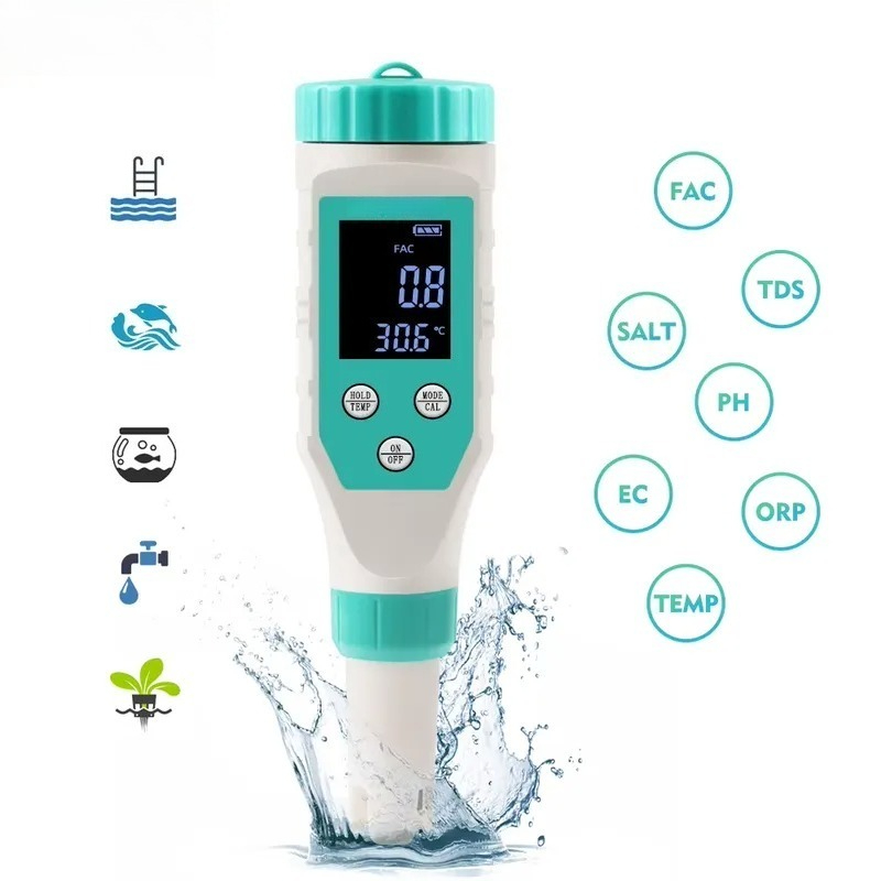 7 in 1 Digital Water Quality T - огляд і ціна Marine Aquarium Orp