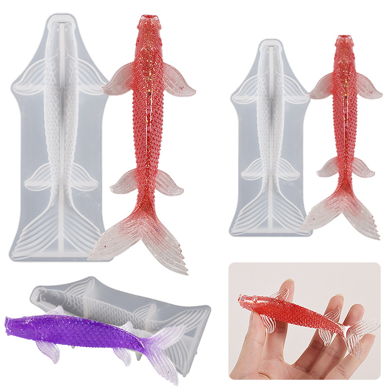 3D Koi Fish Shaped Epoxy Resin - огляд і ціна Aquarium Marine Fish