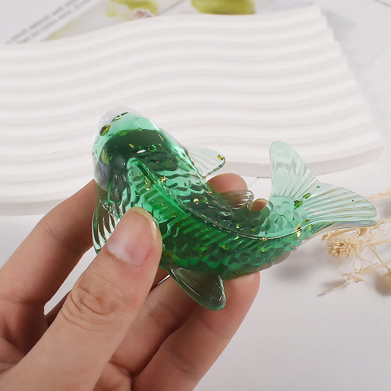 3D Koi Fish Shaped Epoxy Resin - огляд і ціна Aquarium Marine Fish