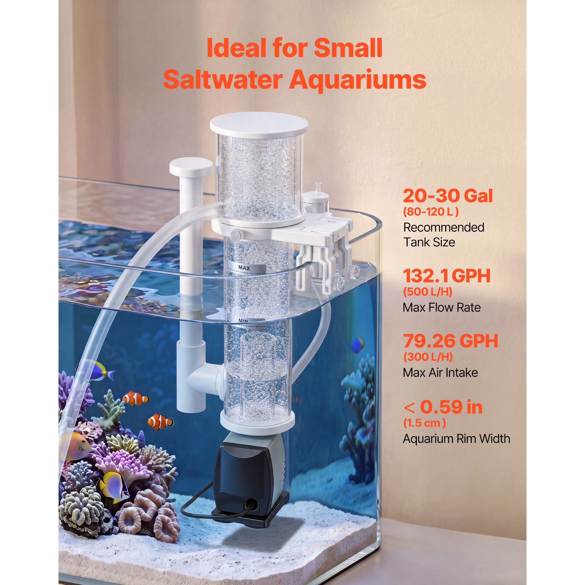 Protein Skimmer for 20-30 Gal  - огляд і ціна Protein Skimmer Hang On
