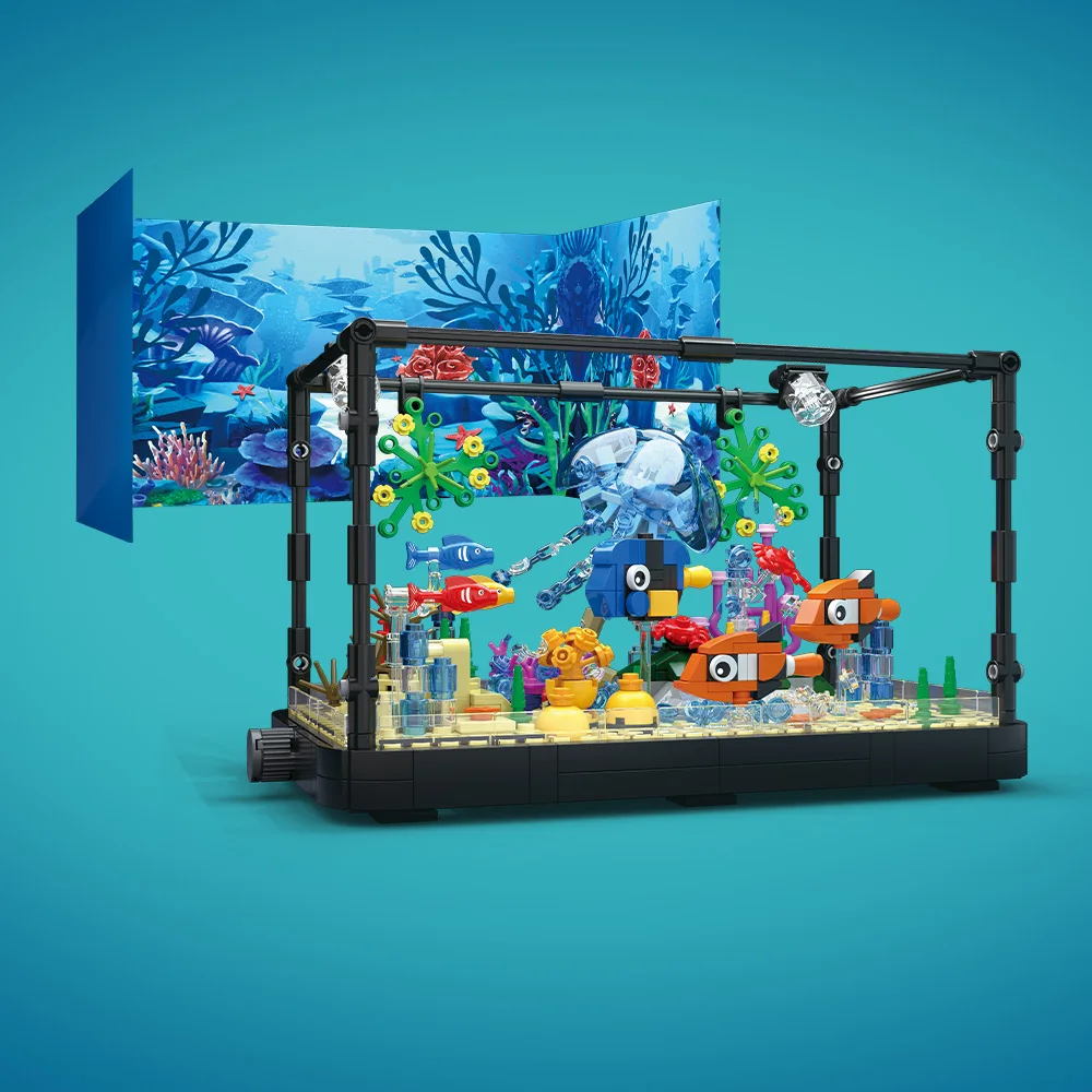 Fish Tank Building Block Set w - огляд і ціна Aquarium Marine Fish