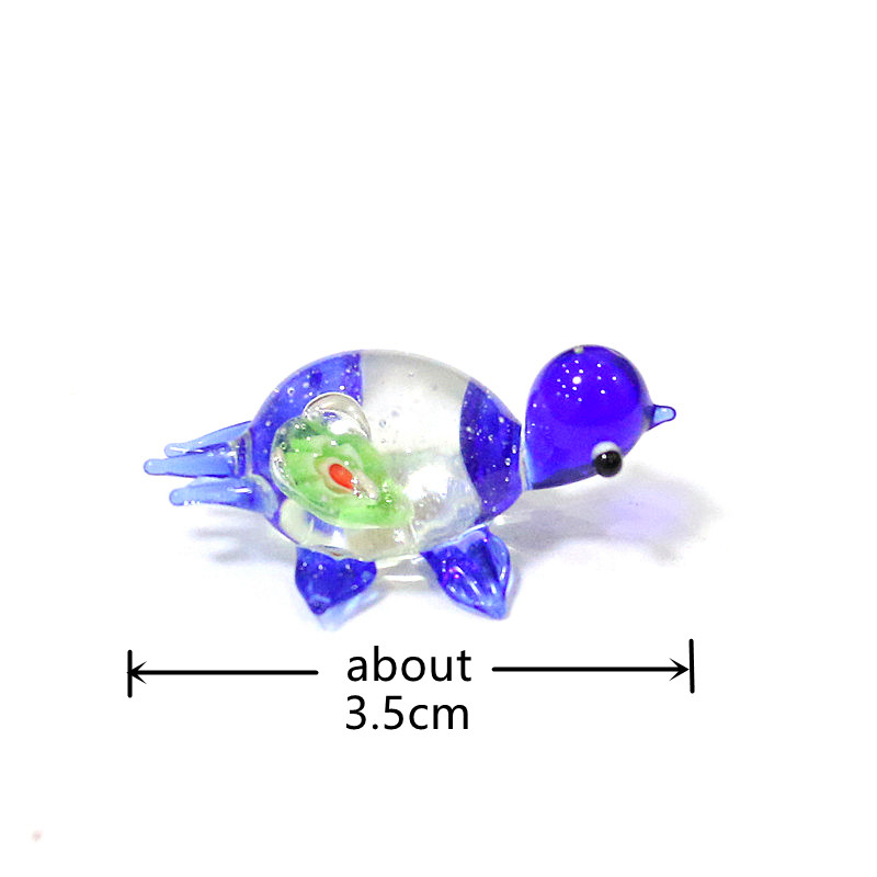 1pc Mini Glass Turtle Figurine - огляд і ціна Marine Aquarium Japan