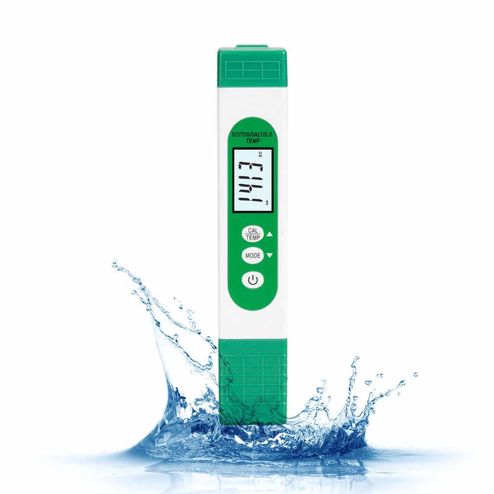 5 in 1 TDS EC SALT S.G TEMP Wa - огляд і ціна Marine Aquarium Water Testing