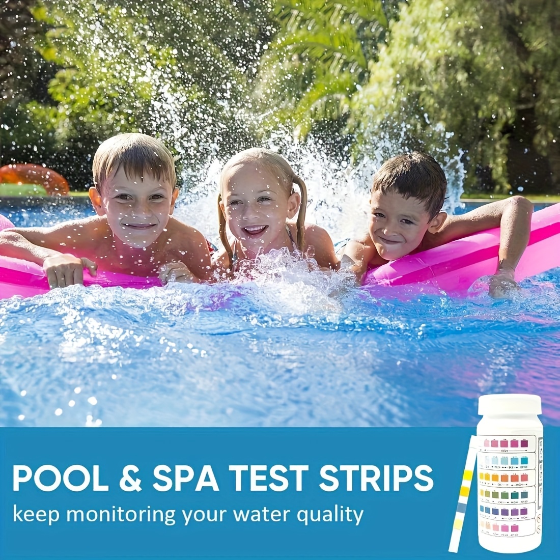 6-in-1 Pool & Spa Water Test S - огляд і ціна Marine Aquarium Water Testing