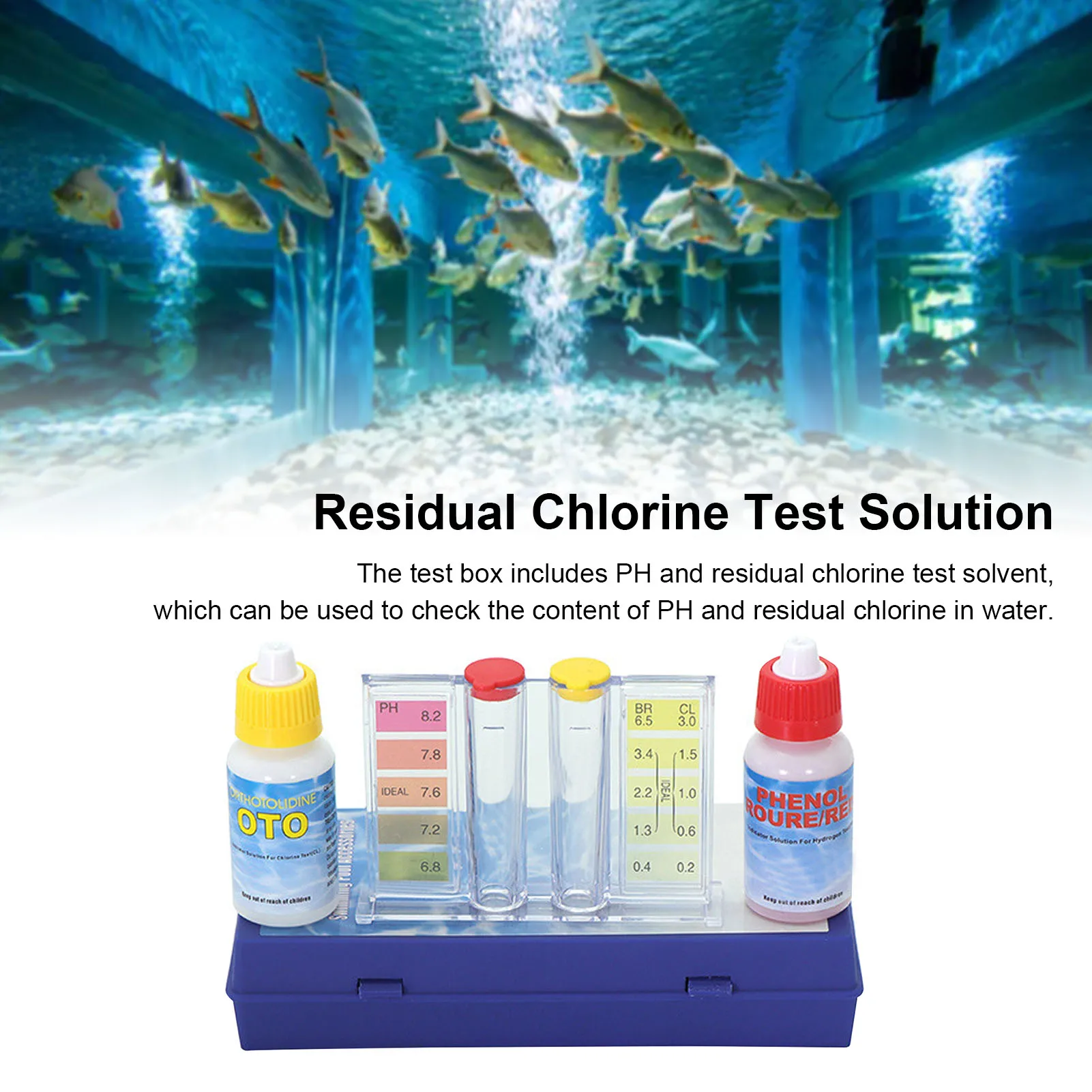 Testing Pipe Water Quality Tes - огляд і ціна Marine Aquarium Water Test Kit