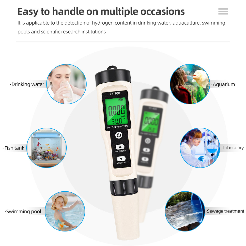 4/3/2 in 1 Optional PH ORP H2  - огляд і ціна Marine Aquarium Water Analyzer