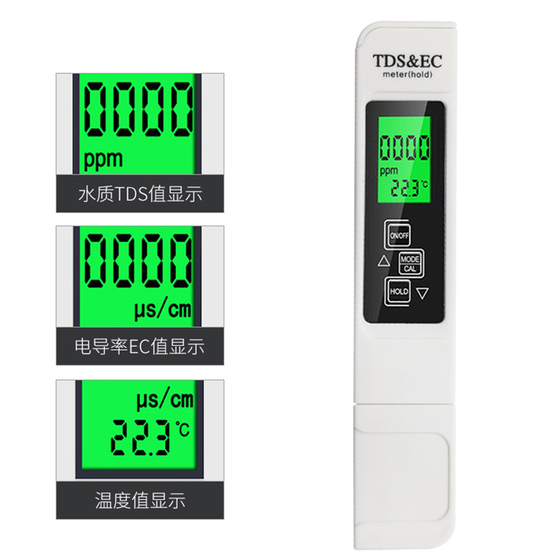 3 in 1 TEMP/TDS/EC Meter Teste - огляд і ціна Marine Aquarium Water Analyzer