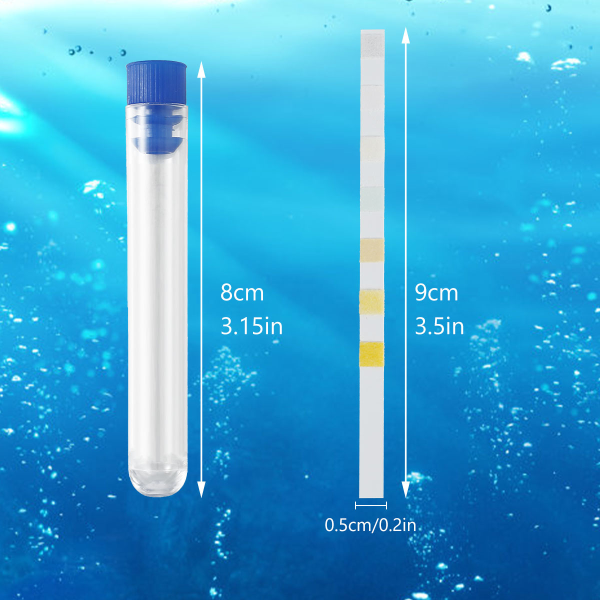 100/200Pcs Aquarium Test Strip - огляд і ціна Marine Aquarium Water Test Kit