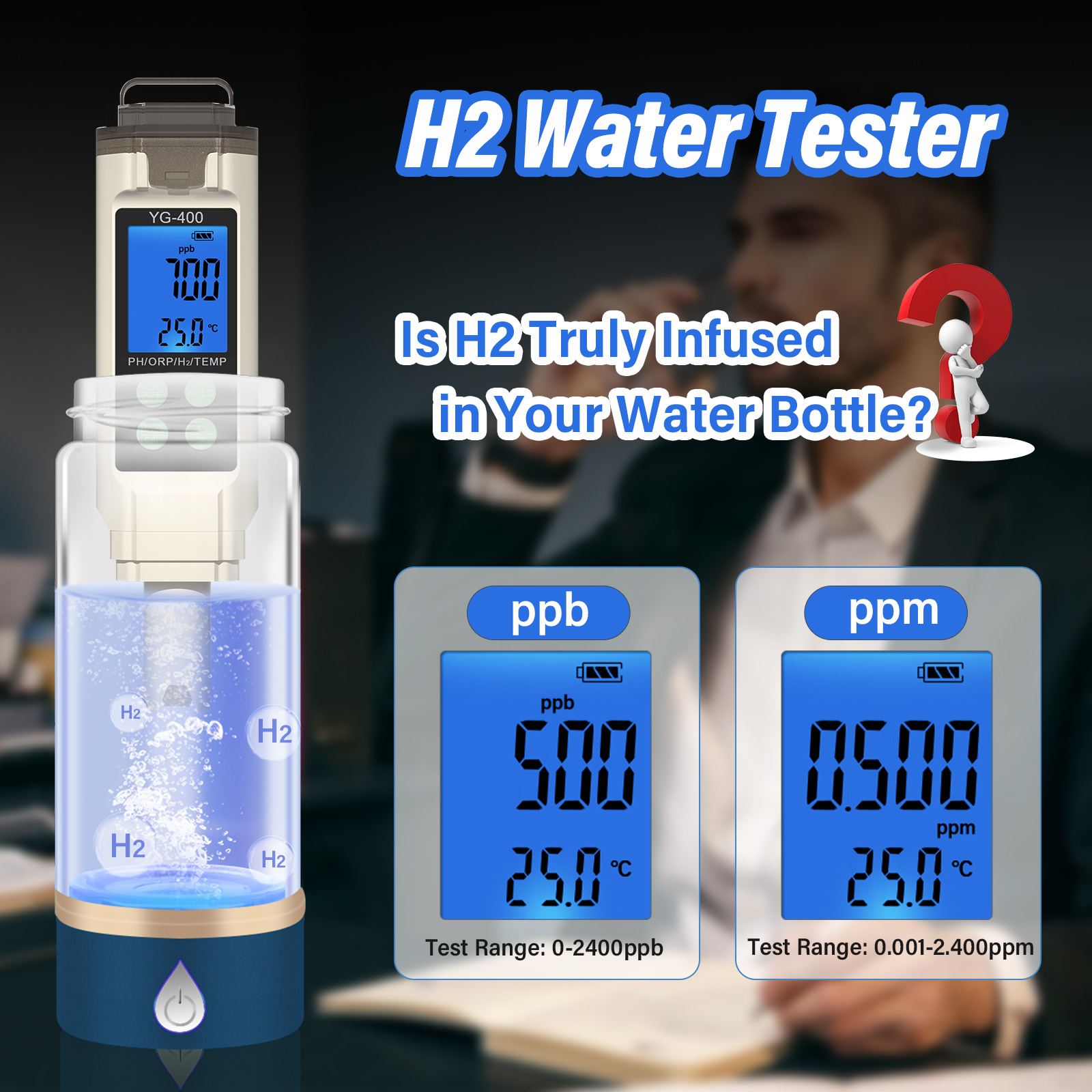 Yieryi 4 in 1 Digital PH ORP T - огляд і ціна Marine Aquarium Water Analyzer