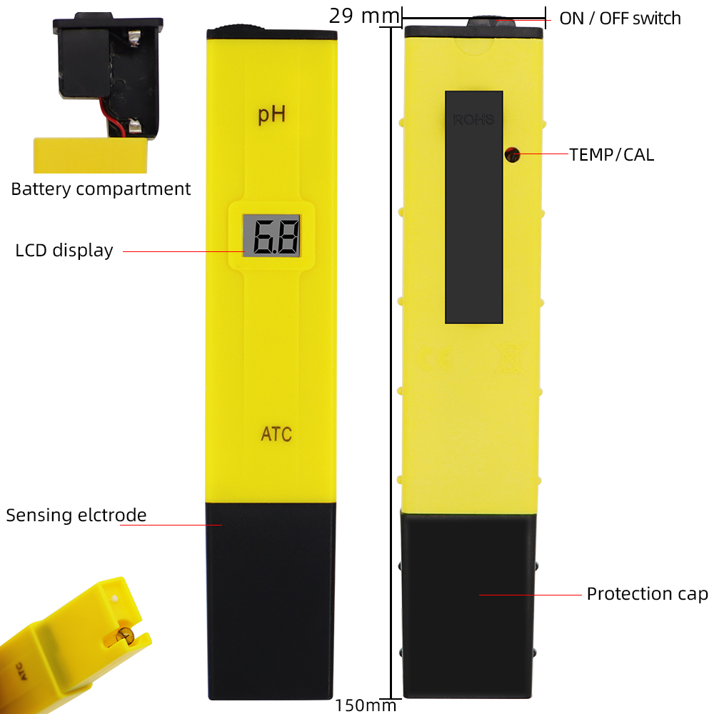 Digital PH Meter Pocket Pen Wa - огляд і ціна Marine Aquarium Water Analyzer