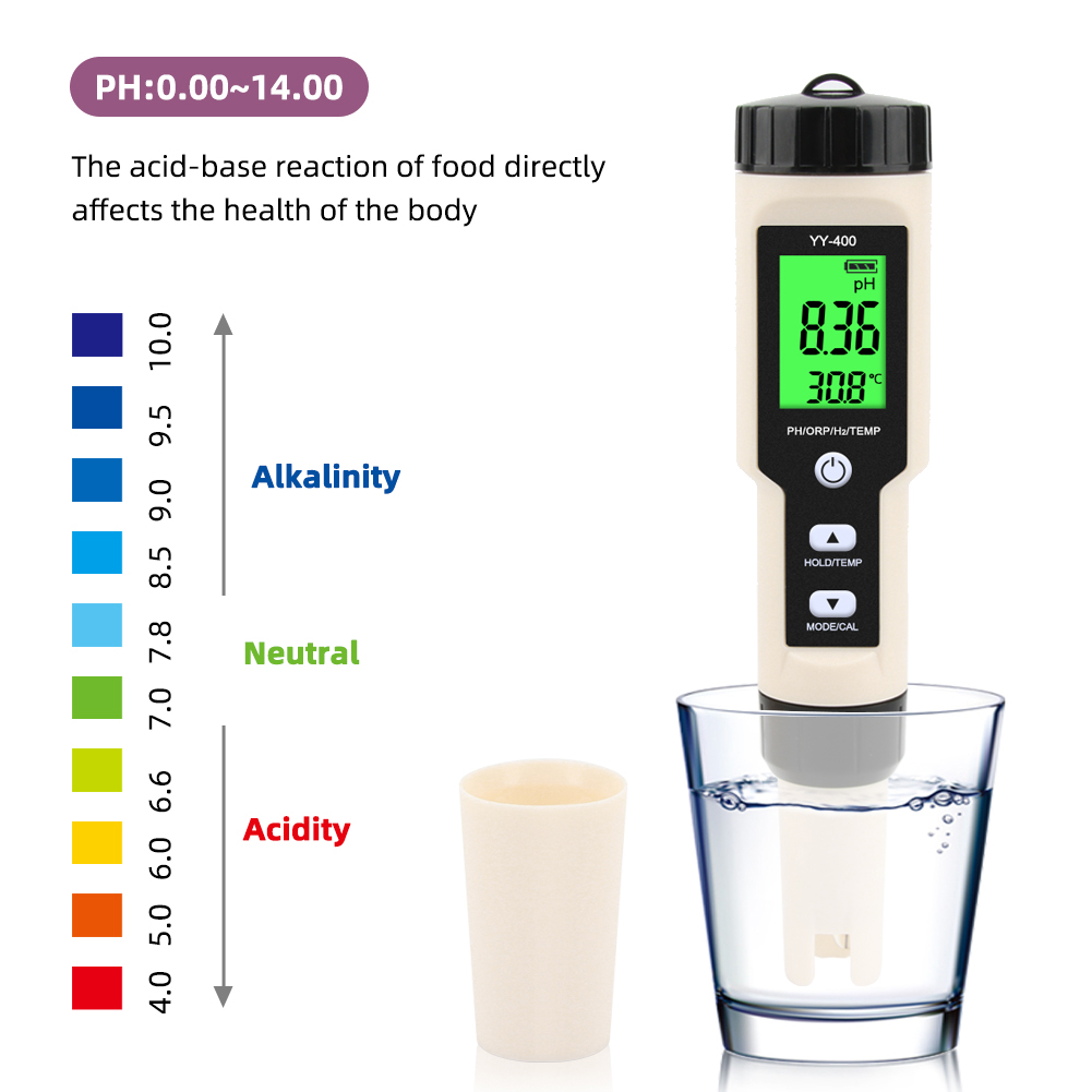 4 in 1 YY-400 PH/ORP/H2&TEM Me - огляд і ціна Marine Aquarium Water Analyzer