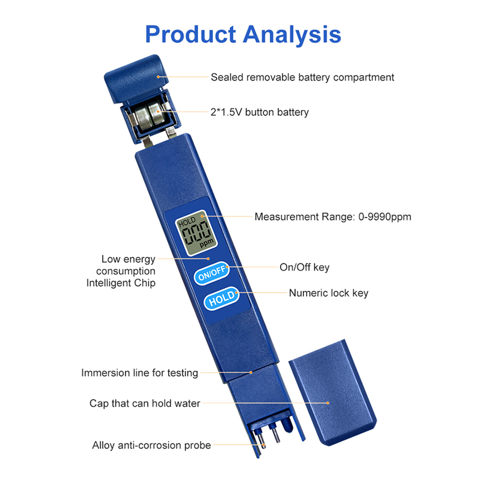 TDS Meter Digital Water Qualit - огляд і ціна Marine Aquarium Water Analyzer